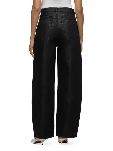 Hudson Jeans Women's Bailey Relaxed Barrel Jeans - Metallic Rinse - Size 26 | Thumbnail 6