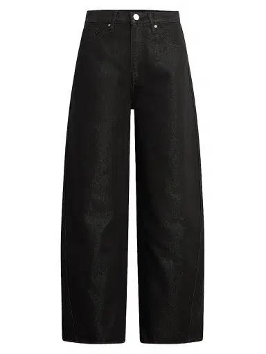 Hudson Jeans Women's Bailey Relaxed Barrel Jeans - Metallic Rinse - Size 26 | Thumbnail 1