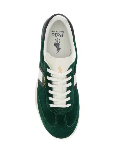 Polo Ralph Lauren Men's Suede Low-Top Sneakers - Forest Navy | Thumbnail 4