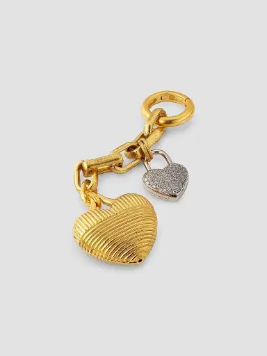 Elizabeth Cole Women's Mallory Crystal & 24K-Gold-Plated Bag Charm - Nocolor | Thumbnail 3