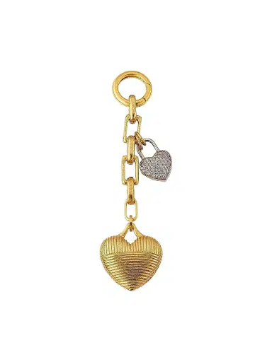 Elizabeth Cole Women's Mallory Crystal & 24K-Gold-Plated Bag Charm - Nocolor | Thumbnail 1