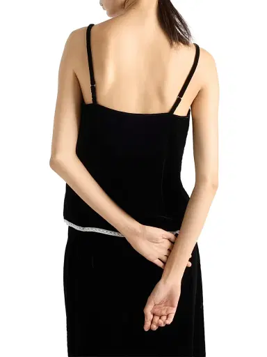Prada Women's Velvet Top - Black | Thumbnail 3 Prada Women's Velvet Top - Black | Thumbnail 3