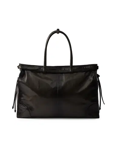 Prada Men's Bonnie Antiqued Leather Tote Bag | Thumbnail 5