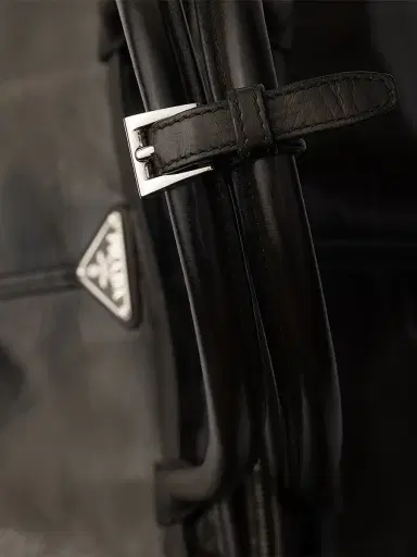 Prada Men's Bonnie Antiqued Leather Tote Bag | Thumbnail 6