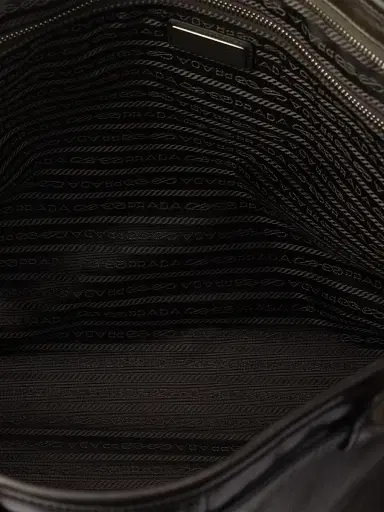 Prada Men's Bonnie Antiqued Leather Tote Bag | Thumbnail 7