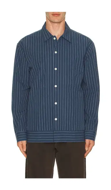 NN07 Reed Stripe Overshirt Shacket | Thumbnail 1