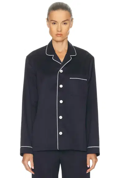 Tekla Pyjama Shirt | Thumbnail 1