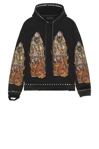 Who Decides War by Ev Bravado Hardware Hooded Pullover | Thumbnail 5