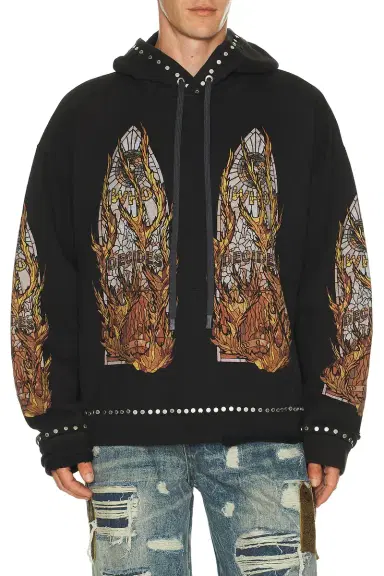 Who Decides War by Ev Bravado Hardware Hooded Pullover | Thumbnail 1