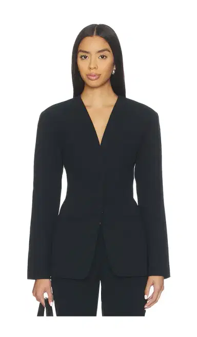 EAVES Unne Polished Crepe Blazer | Thumbnail 1