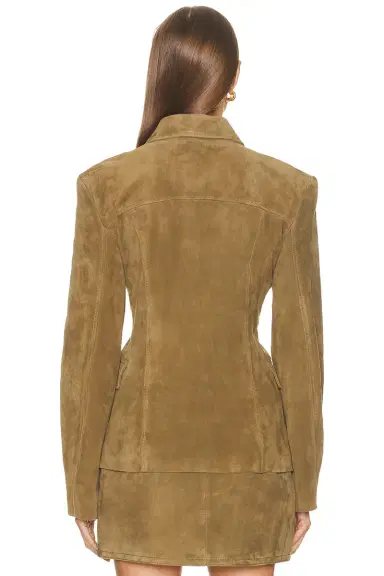 EAVES Aina Suede Cinched Jacket | Thumbnail 5