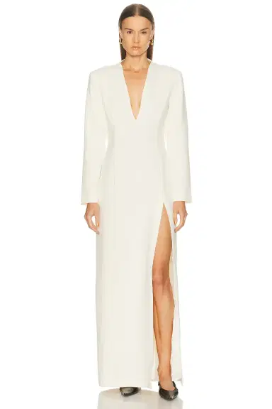 EAVES Lovise Polished Crepe Maxi Dress | Thumbnail 3 EAVES Lovise Polished Crepe Maxi Dress | Thumbnail 3