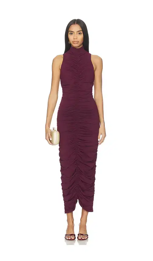 susana monaco Carryover Gathered Mocked Center Dress