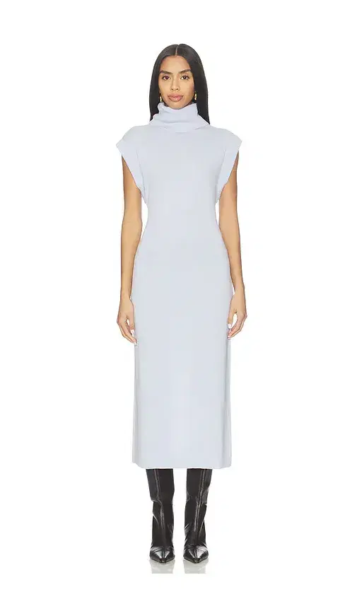 Sleeveless Turtleneck Dress