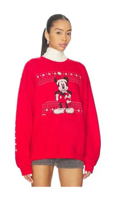 Junk Food Winter Wear Mickey Sweatshirt | Thumbnail 2