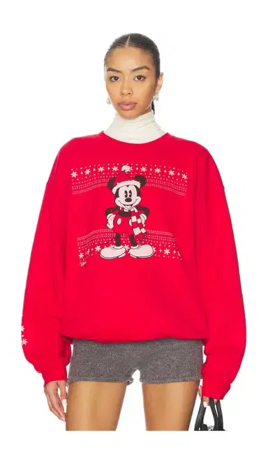 Junk Food Winter Wear Mickey Sweatshirt | Thumbnail 1