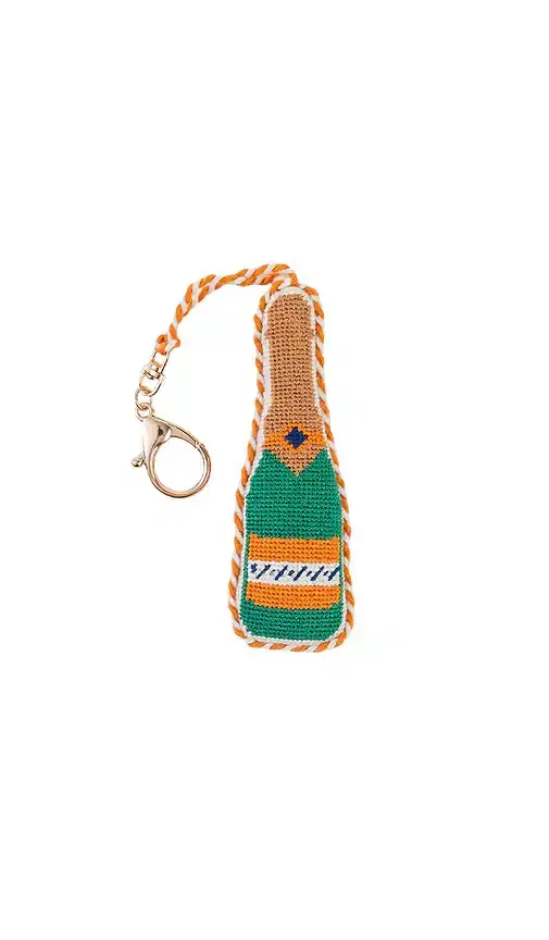 Furbish Studio Champagne Bottle Bag Charm