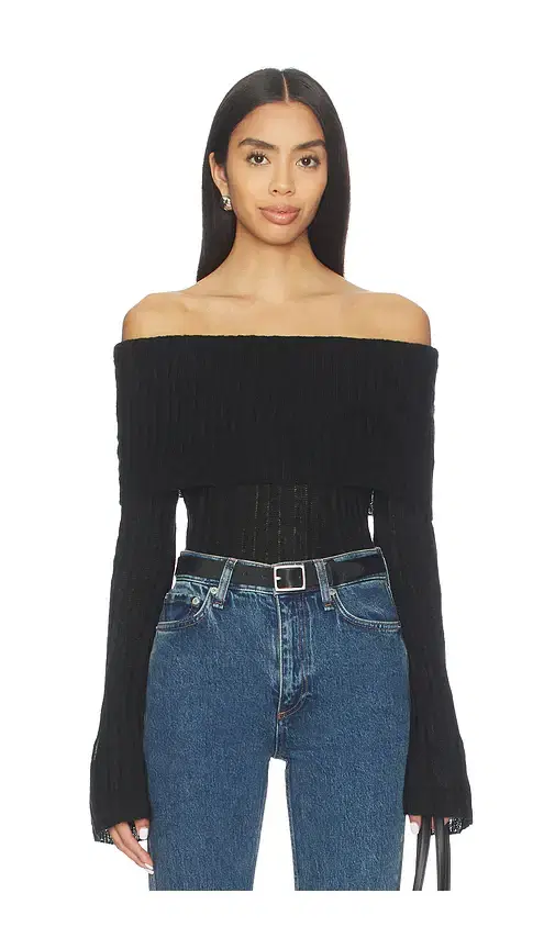 MORE TO COME Ingrid Off Shoulder Sweater