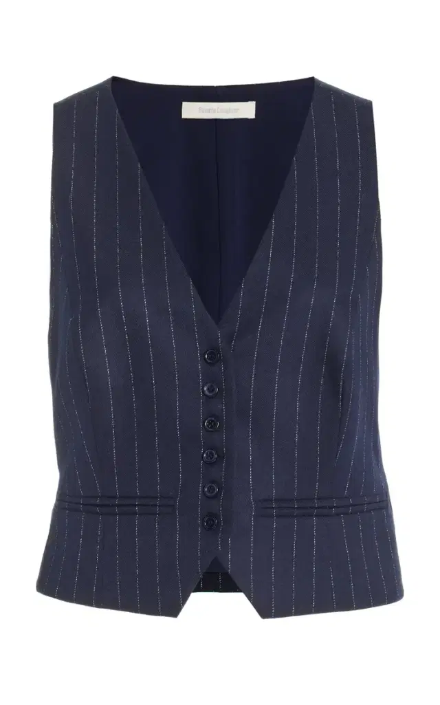 The Favorite Pinstriped Vest