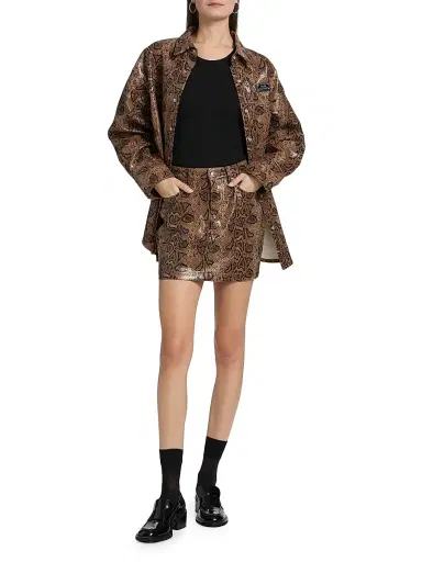 Ksubi Women's New World Error Super X Snakebite Faux-Leather Miniskirt | Thumbnail 2 Ksubi Women's New World Error Super X Snakebite Faux-Leather Miniskirt | Thumbnail 2