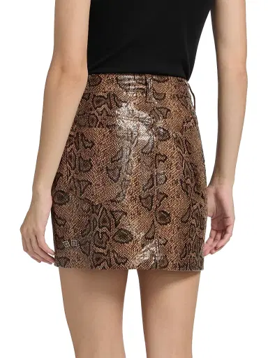 Ksubi Women's New World Error Super X Snakebite Faux-Leather Miniskirt | Thumbnail 5 Ksubi Women's New World Error Super X Snakebite Faux-Leather Miniskirt | Thumbnail 5