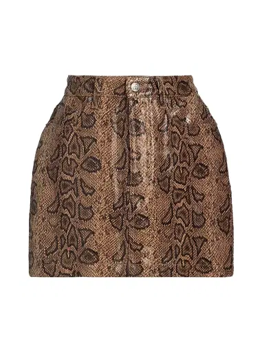 Ksubi Women's New World Error Super X Snakebite Faux-Leather Miniskirt | Thumbnail 1 Ksubi Women's New World Error Super X Snakebite Faux-Leather Miniskirt | Thumbnail 1