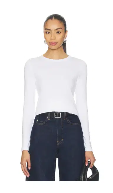 ENZA COSTA Supima Long Sleeve Tee | Thumbnail 1 ENZA COSTA Supima Long Sleeve Tee | Thumbnail 1