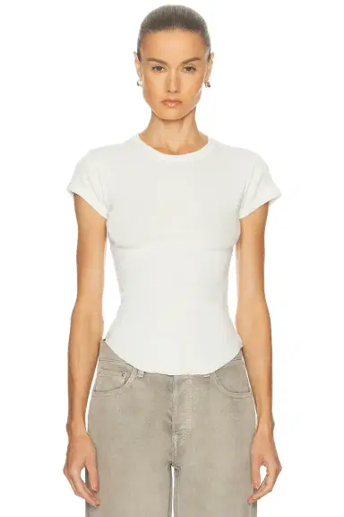 GRLFRND Scoop Hem Baby Tee | Thumbnail 3 GRLFRND Scoop Hem Baby Tee | Thumbnail 3