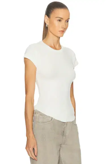 GRLFRND Scoop Hem Baby Tee | Thumbnail 4 GRLFRND Scoop Hem Baby Tee | Thumbnail 4