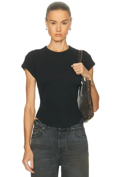 GRLFRND Scoop Hem Baby Tee | Thumbnail 3 GRLFRND Scoop Hem Baby Tee | Thumbnail 3
