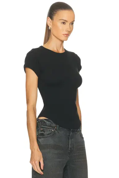 GRLFRND Scoop Hem Baby Tee | Thumbnail 4 GRLFRND Scoop Hem Baby Tee | Thumbnail 4