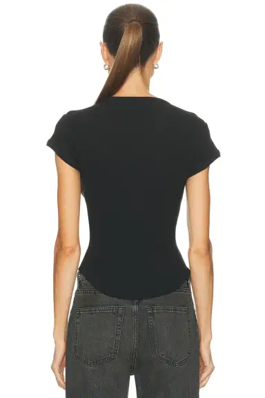 GRLFRND Scoop Hem Baby Tee | Thumbnail 5 GRLFRND Scoop Hem Baby Tee | Thumbnail 5