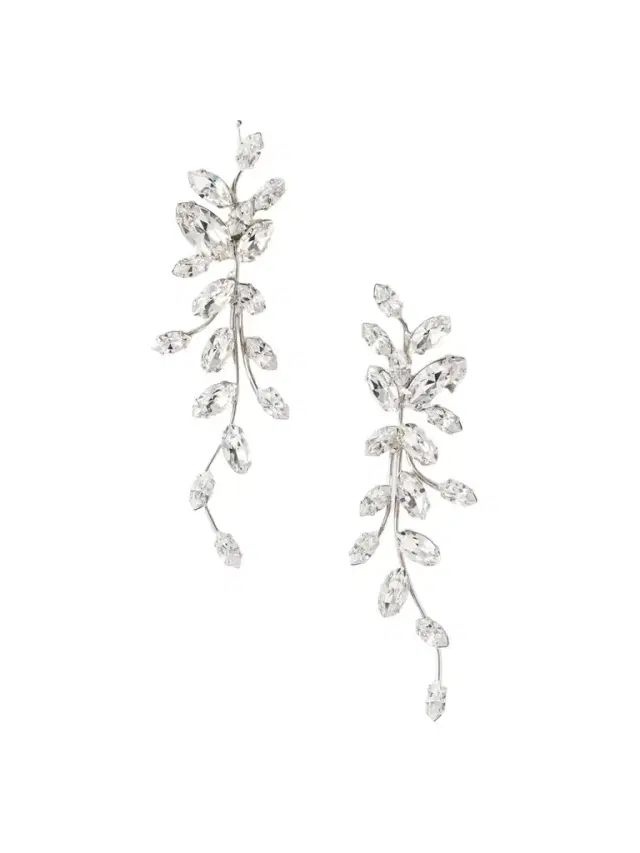 Vivica Silver-tone Crystal Earrings