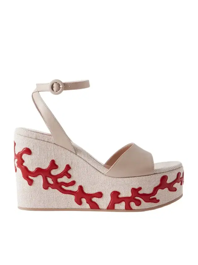 60 Leather Platform Sandals