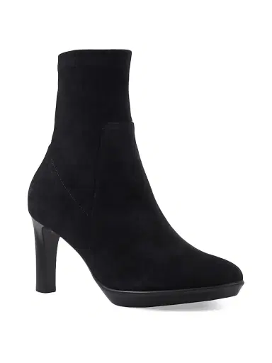 Aquatalia Women's Rhumba 89MM Suede Booties - Black - Size 9.5 | Thumbnail 2