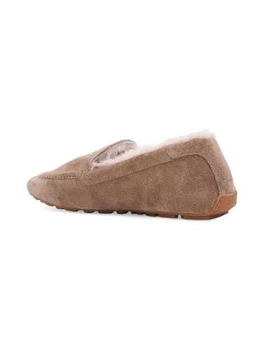 Aquatalia Women's Qalista Suede Driving Loafers - Taupe Suede - Size 11 | Thumbnail 4