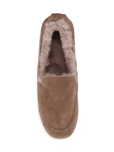 Aquatalia Women's Qalista Suede Driving Loafers - Taupe Suede - Size 11 | Thumbnail 6