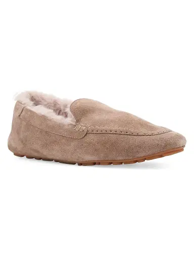 Aquatalia Women's Qalista Suede Driving Loafers - Taupe Suede - Size 11 | Thumbnail 1