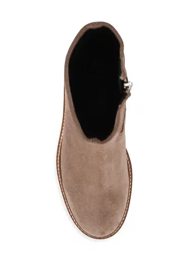 Aquatalia Women's Maryann 45MM Suede Booties - Taupe Suede - Size 11 | Thumbnail 4 Aquatalia Women's Maryann 45MM Suede Booties - Taupe Suede - Size 11 | Thumbnail 4