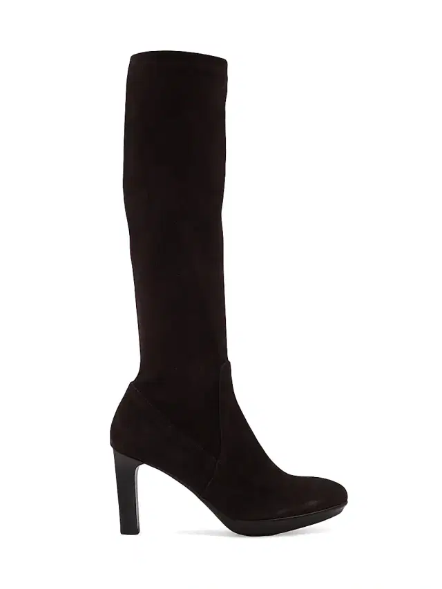 Aquatalia Women's Rhumba 90MM Suede Knee-High Boots - Espresso