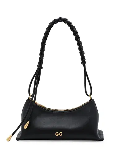 Cult Gaia Women's Osa Leather Shoulder Bag - Black | Thumbnail 1 Cult Gaia Women's Osa Leather Shoulder Bag - Black | Thumbnail 1