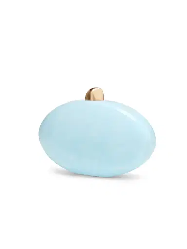 Cult Gaia Women's Eviana Pearl-Shaped Clutch - Light Breeze | Thumbnail 4 Cult Gaia Women's Eviana Pearl-Shaped Clutch - Light Breeze | Thumbnail 4