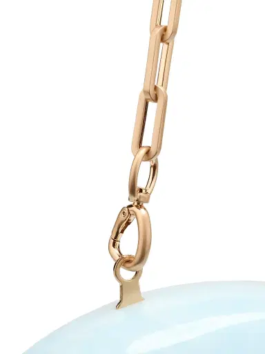 Cult Gaia Women's Eviana Pearl-Shaped Clutch - Light Breeze | Thumbnail 7 Cult Gaia Women's Eviana Pearl-Shaped Clutch - Light Breeze | Thumbnail 7