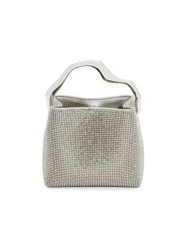 Cult Gaia Women's Mini Solene Rhinestone Top Handle Bag - Clear | Thumbnail 1 Cult Gaia Women's Mini Solene Rhinestone Top Handle Bag - Clear | Thumbnail 1