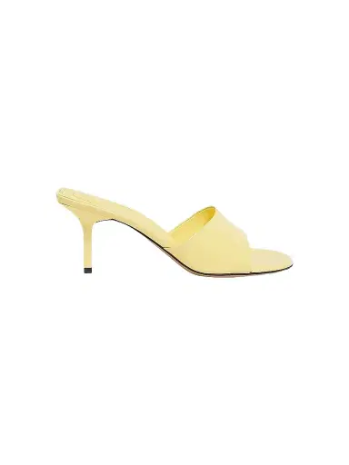 Jacquemus Women's Les Cubisto 0MM Leather Mules - Light Yellow | Thumbnail 1 Jacquemus Women's Les Cubisto 0MM Leather Mules - Light Yellow | Thumbnail 1