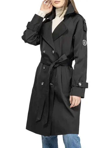 Gorski Women's Lightweight Belted Trench Coat | Thumbnail 3 Gorski Women's Lightweight Belted Trench Coat | Thumbnail 3