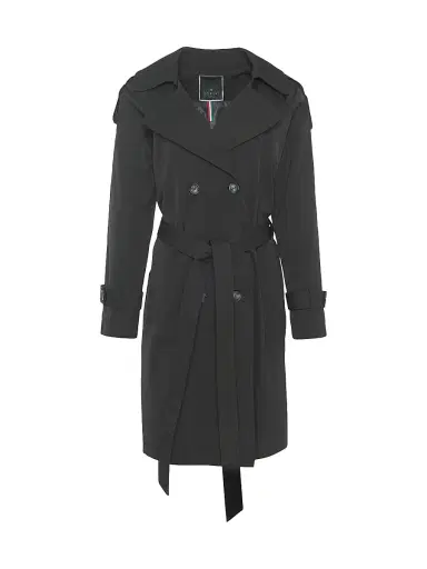 Gorski Women's Lightweight Belted Trench Coat | Thumbnail 1 Gorski Women's Lightweight Belted Trench Coat | Thumbnail 1