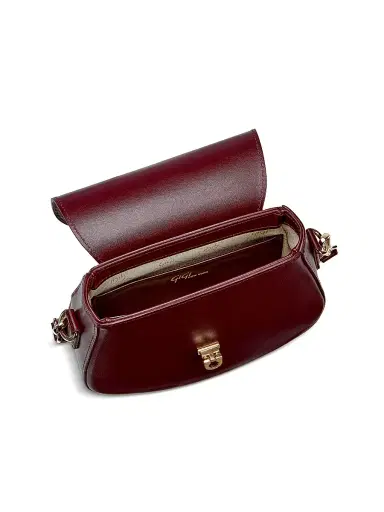 GiGi New York Women's Sophia Leather Saddle Bag | Thumbnail 4 GiGi New York Women's Sophia Leather Saddle Bag | Thumbnail 4