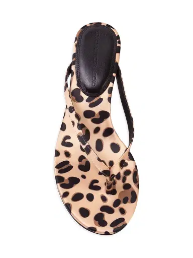 Black Suede Studio Women's Tash 50MM Satin Mules - Cheetah Satin - Size 11 | Thumbnail 5