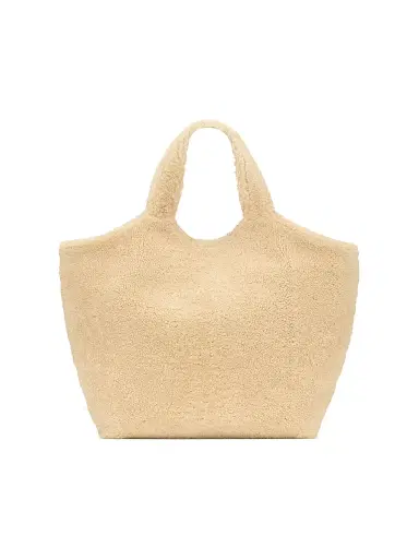 Saint Laurent Women's Icare Tote Bag in Shearling - Naturale | Thumbnail 6 Saint Laurent Women's Icare Tote Bag in Shearling - Naturale | Thumbnail 6